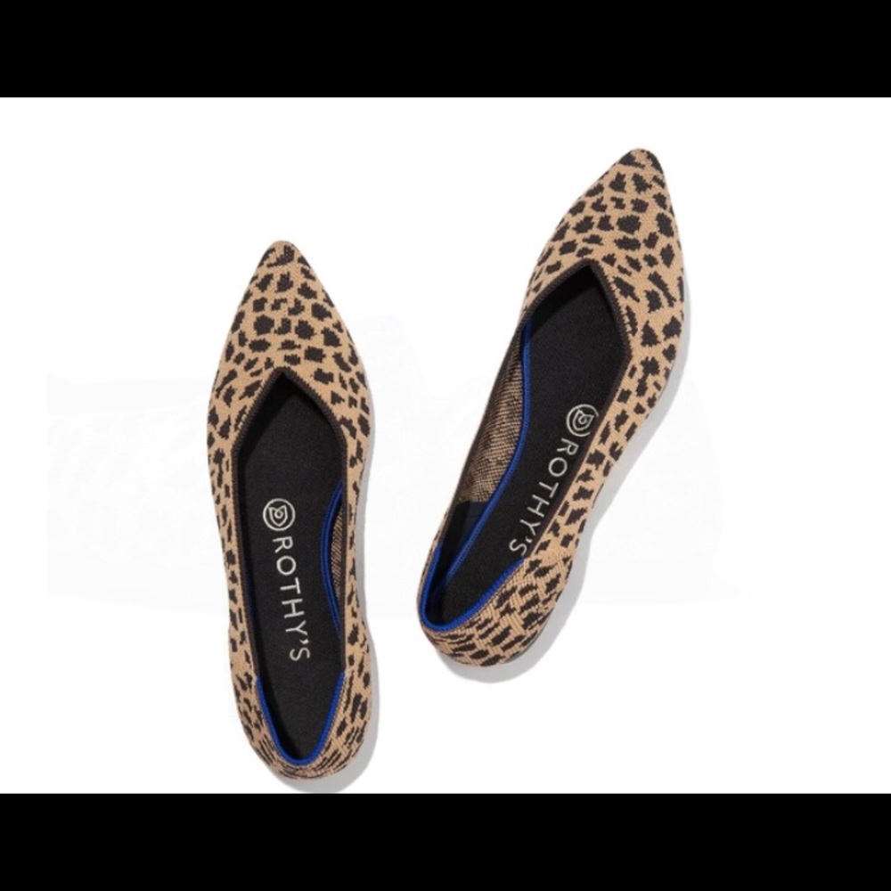 Rothy’s “The Point” Leopard